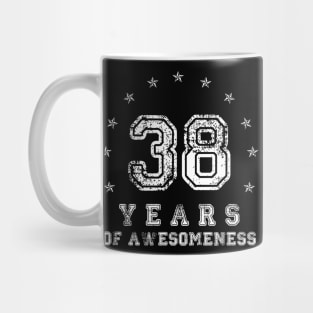 Vintage 38 years of awesomeness Mug